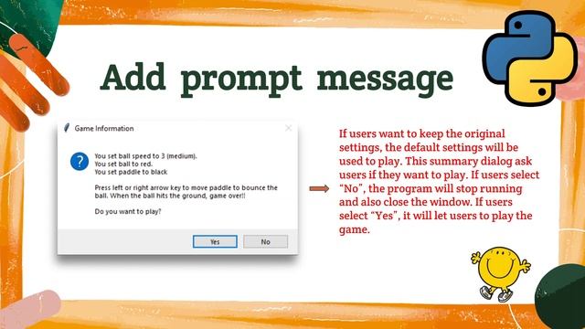 Beverlyn Coding Lessons for Kids | Python #18 | enhance bouncing ball game, add message box смотреть онлайн