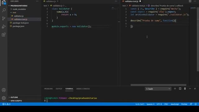 Cómo instalar Mocha y Chai ejecutar pruebas unitarias смотреть онлайн