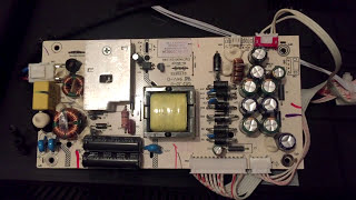 Ремонт блока питания телевизора AKAI LEA-32M19P. Не включается. смотреть онлайн