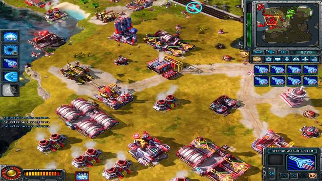 LONG WAR!!!! Red Alert 3 C&C(Epic War Mod 2.3) Allied vs 5 Brutal AI смотреть онлайн