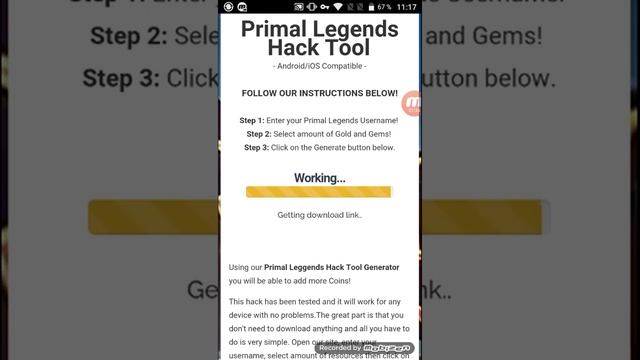 Primal Legends Hack Android and Ios смотреть онлайн