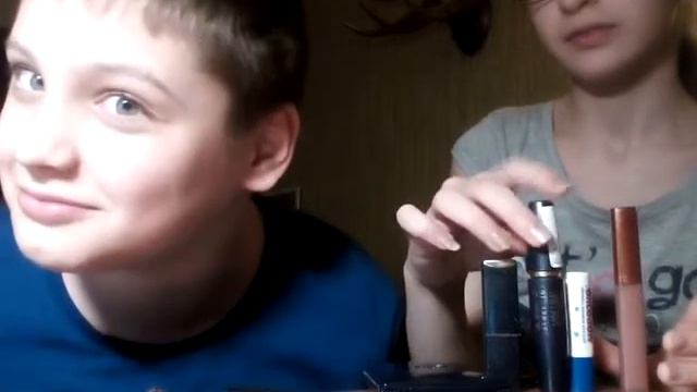 Моё первое видео! Подружка делает мне макияж. смотреть онлайн