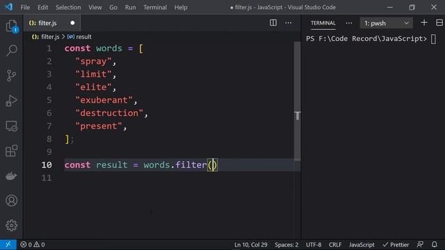 JavaScript filter() Array function | JS Buffer смотреть онлайн