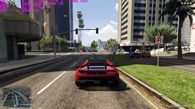 Тест в gta 5 ( gtx 1050 ti 4gb + i5 6500 + 8 gb ram) смотреть онлайн