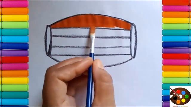 Learn How To Draw And Color Original Handmade Musical Instruments With Water Color | Drawing Academ смотреть онлайн