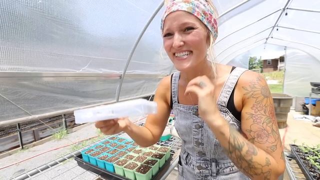This made my life SO MUCH EASIER! Starting MORE fall seeds! смотреть онлайн