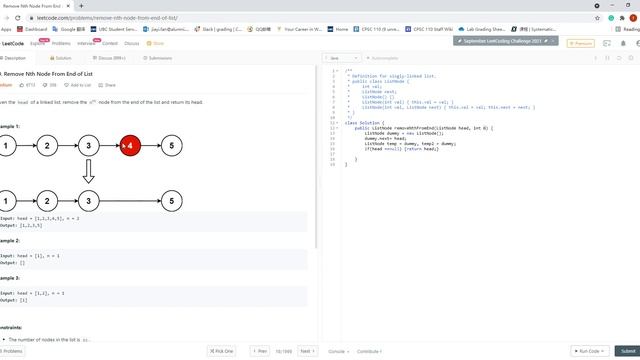 leetcode中文流做题日记(19)Remove Nth Node From End of List смотреть онлайн