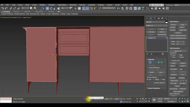 Кухня в ретро стиле с техникой SMEG.Урок 15/15.Моделируем украшение для цоколя.3ds Max/Corona Rend смотреть онлайн