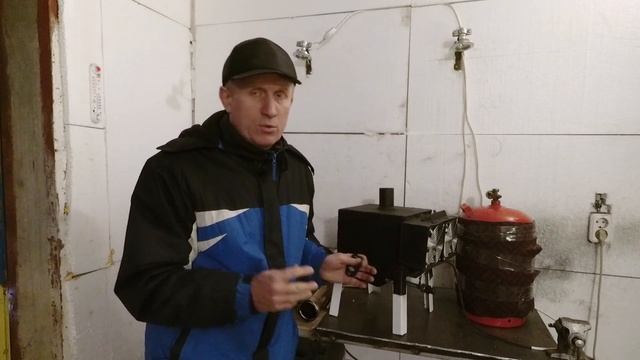 Самодельный газовый теплообменник из чёрного металла смотреть онлайн