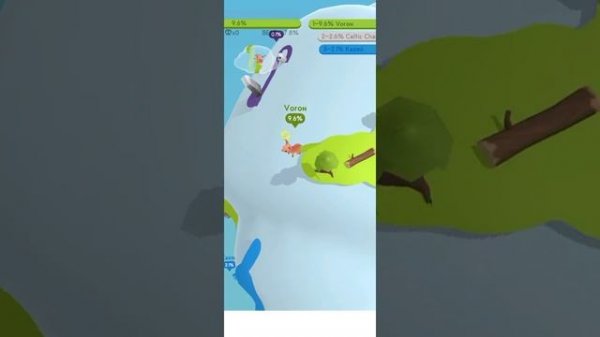 Прохождение игры paper.io 3D.