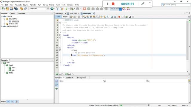 Como crear el primer Proyecto con NetBeans - programacion PHP (Principiantes) смотреть онлайн