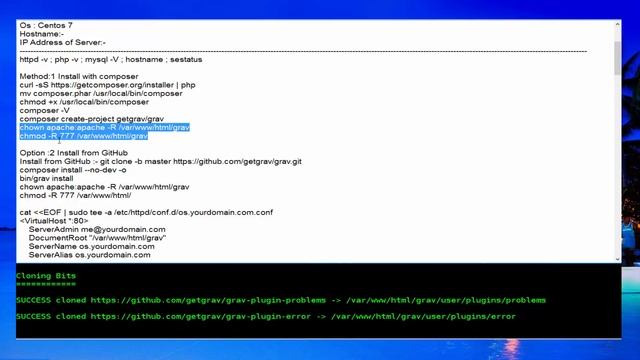How to Install Grav CMS on CentOS 7 смотреть онлайн