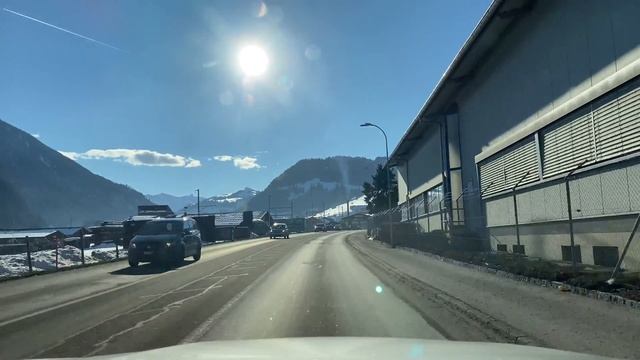 Switzerland: ?? driving in Switzerland ? Erlenbach to Gstaad / Glacier 3000 ❄️WINTER Roads❄️ смотреть онлайн