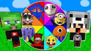 ЗОМБАК НАШЕЛ КОЛЕСО ФОРТУНЫ В МАЙНКРАФТ