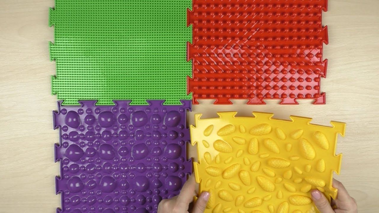 Ортопедический коврик для детей - ортоковрик, набор "Универсал", 8 модулей смотреть онлайн