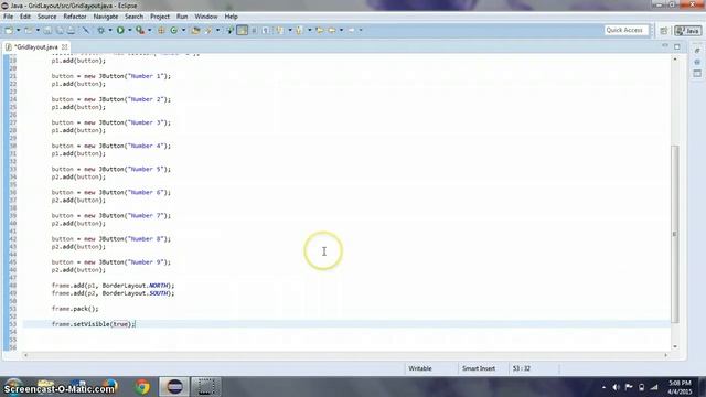 Easy Java GridLayout: Eclipse GridLayout смотреть онлайн