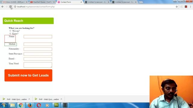 3 PHP - Web Quick Contact Form Creation - Float Left Right смотреть онлайн