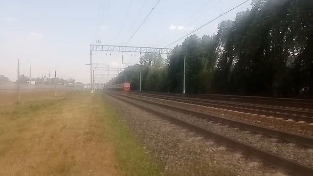 "Скоро будет МЦД-3" Электропоезд ЭД4М-0133 сообщением Быково - Перово смотреть онлайн