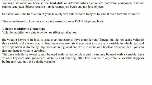 java program, serialization, java is secure||MCA MCS 024 Jun'19 paper solution || PART 1 смотреть онлайн