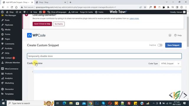 How to Temporarily Disable WooCommerce Store using Code in WordPress смотреть онлайн