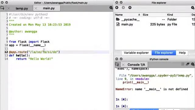 Pengenalan Python Flask Awal (Routing dan Function) смотреть онлайн