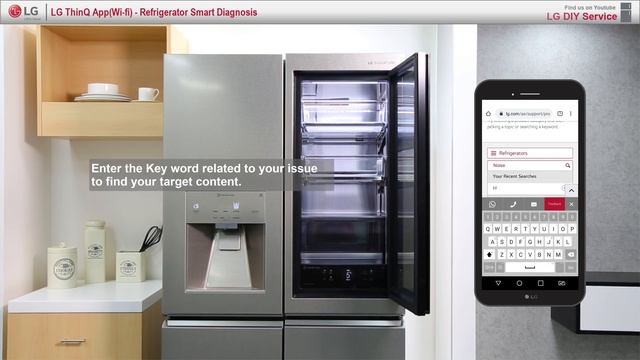 LG ThinQ (Wi-Fi) - Refrigerator Smart Diagnosis смотреть онлайн