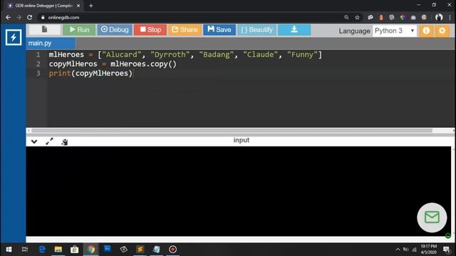 Python Tutorial Explaining the List Method смотреть онлайн