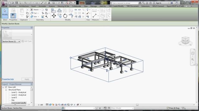 Revit Tutorial -Section Box in 3D View смотреть онлайн
