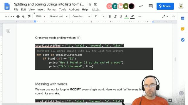Make funny accents in Python (Spitting & Joining Strings) смотреть онлайн