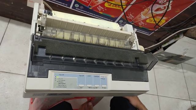 cara test manual printer Epson lx300+ Lx300+2 by epsoprint смотреть онлайн