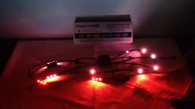 Spider-Pod Kit 7 Color LED Accent Light Kit Wireless Remote смотреть онлайн