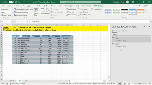 Excel #7 Consolidate Data using Power Query смотреть онлайн