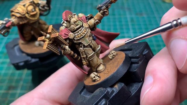 Horus Heresy Death Guard | painting space marine cataphractii praetor and chaplain happy accident ? смотреть онлайн