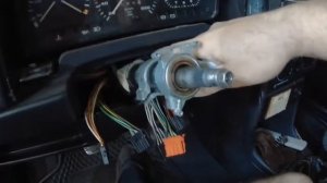 PASSAT B3 Замена контактной группы замка зажигания