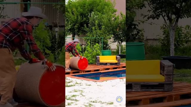 ГИГАНТСКИЙ БАССЕЙН НА ЗАДНЕМ ДВОРЕ! | БОЛЬШОЙ ПРОЕКТ, КОТОРЫЙ МОЖНО СДЕЛАТЬ САМОСТОЯТЕЛЬНО! смотреть онлайн