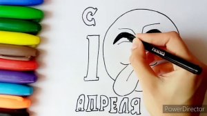 Как нарисовать простой рисунок на День смеха 1 го апреля! ?