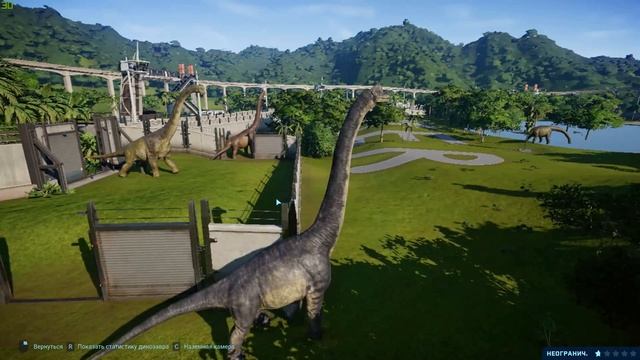 Jurassic World Evolution - Обзор раскрасок у динозавров!#1 смотреть онлайн