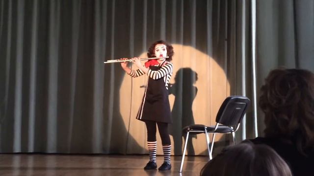 Пантомима. Уборщица в театре. Ульяна Федоринина, 9 лет.