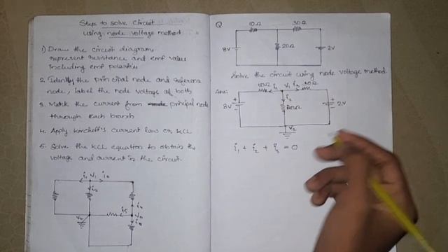 Solving circuit using node voltage method | Malayalam | Basic Electrical Engineering |1st year|Cusa смотреть онлайн