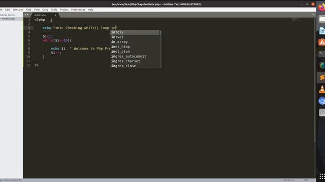 PHP basics - while() loop смотреть онлайн