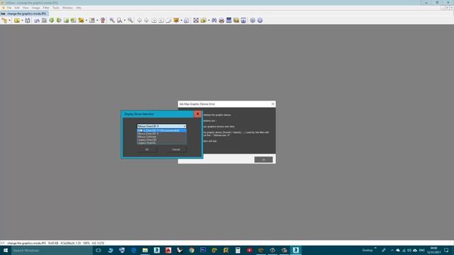 3DS Max - Could Not Initialize The Graphic Device - Fix