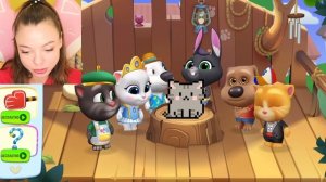 АНДЖЕЛА СТАЛА МАМОЙ! В ДОМЕ ГОВОРЯЩИХ ДРУЗЕЙ КОТЕНОК! НЕ ИГРАЙ в ГОВОРЯЩИХ ДРУЗЕЙ в 3 ЧАСА НОЧИ