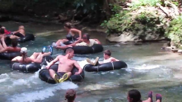White River Tubing and Secret Falls Blue Hole Tours Ocho Rios Jamaica смотреть онлайн