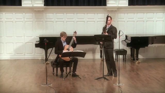 Bassoon and Guitar - A. Piazzolla - "Cafe, 1930" from "Histoire du Tango" - Mogi Duo смотреть онлайн