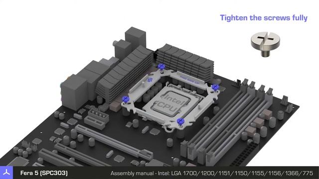 Fera 5 (SPC303) - Assembly manual - Intel смотреть онлайн