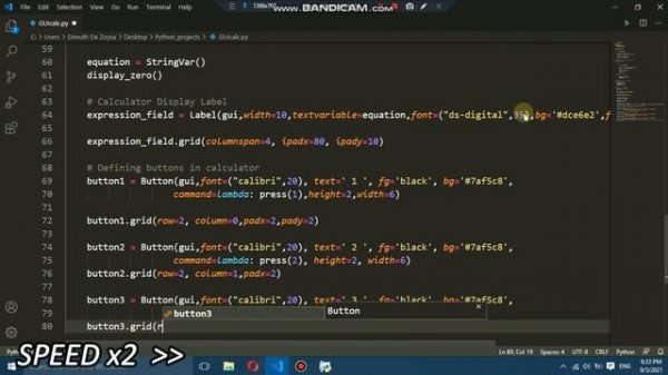 Python Calculator with GUI