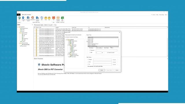 Shoviv DBX to PST Converter Tool смотреть онлайн