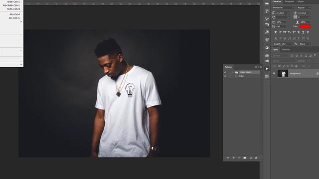Sketch - Photoshop Action Effect Just One Click - Photoshop Tutorials in Tamil смотреть онлайн