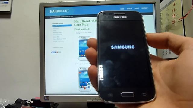 Hard Reset SAMSUNG G350 Galaxy Core Plus смотреть онлайн