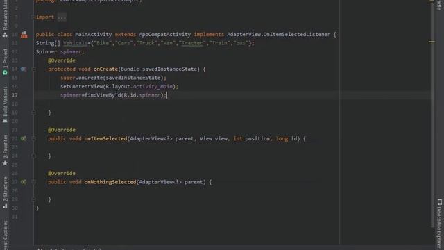 Android Spinner Tutorial смотреть онлайн
